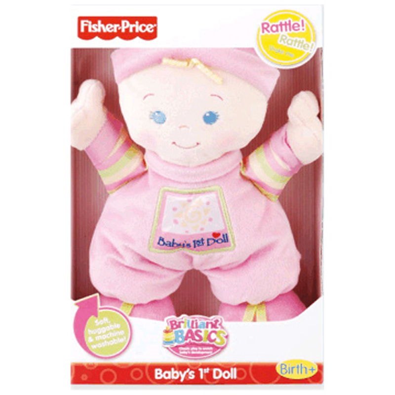 Fisher Price Brilliant Basics Baby's 1st Doll eBay