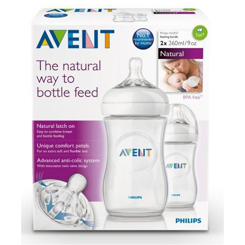 Philips AVENT Natural Bottle Pack Choice of Sizes One Supplied eBay