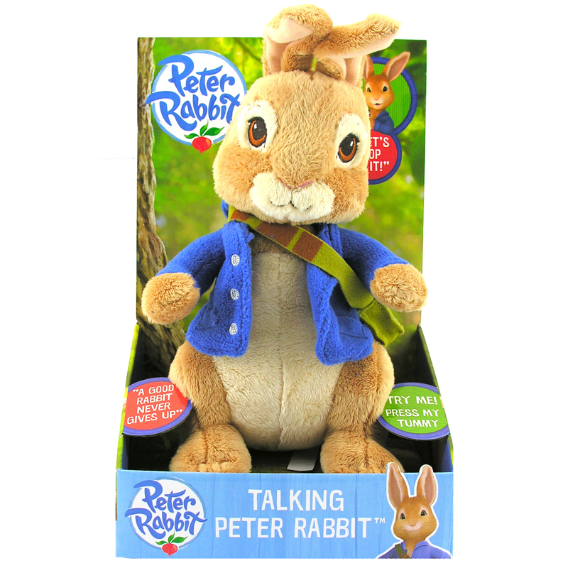 talking peter rabbit toy