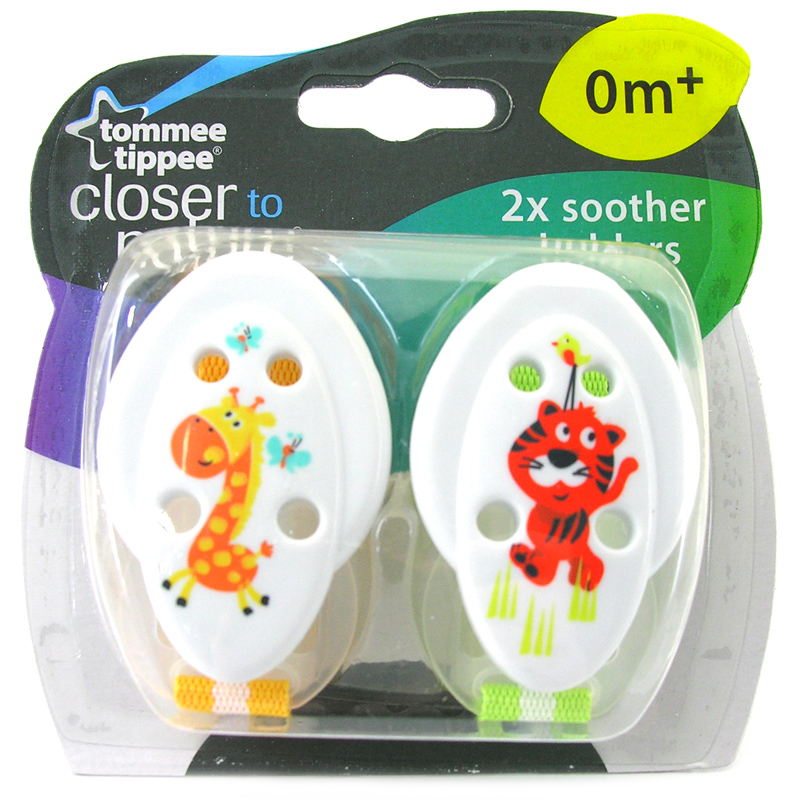 Tommee Tippee Closer to Nature Soother Holder Choice of Styles (One Supplied) eBay